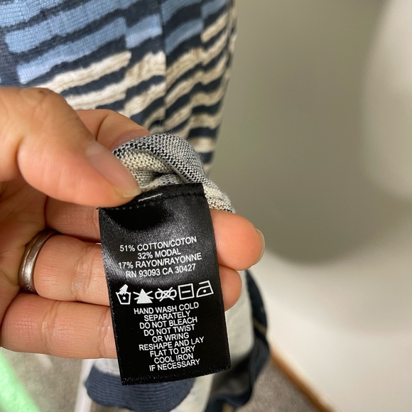 Nic + Zoe Mesmerize A Line Knit Twirl Midi Career Dress Office Retail 228 - Picture 8 of 12